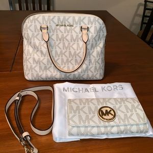 Michael Kors Purse and Wallet Set